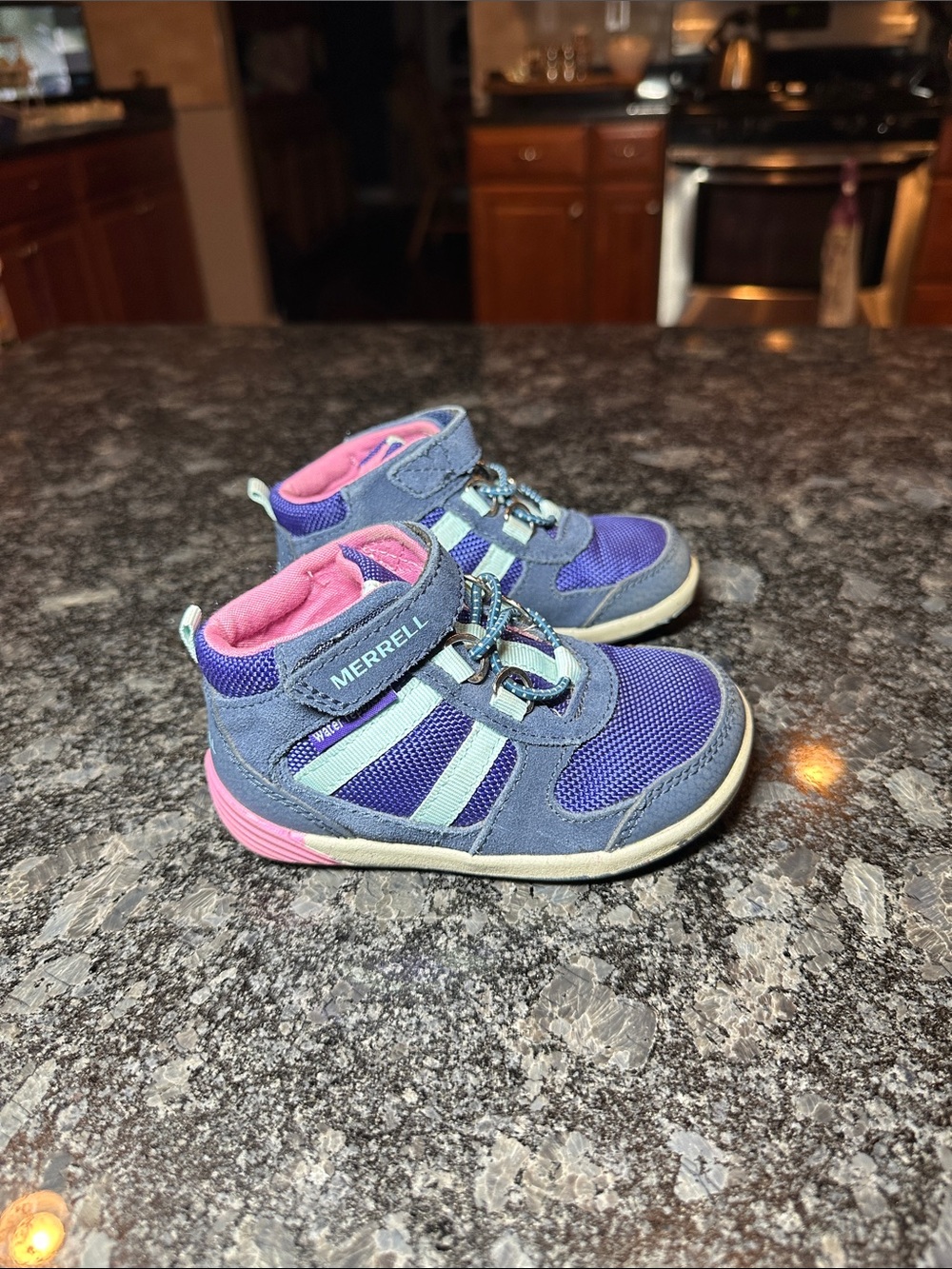 Merrell Bare Steps Ridge Boots Size 7 Toddler Girls EUC